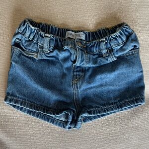 Zara Denim Jean Shorts, 18-24 months.